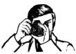 Vector illustration of photographer Vector illustration of photographer