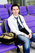 Man in the airport.