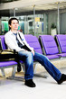 Man in the airport.