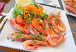 Fresh meditteranean prawns