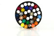 art Light multicolor on cycle