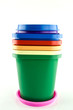 Paint bucket of colorful