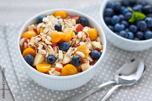 Foto: Morning muesli with bilberry and physalis Morning muesli with bilberry and physalis
