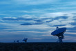 Radio telescopes at the Very Large Array (VLA), USA