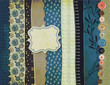 Gypsy Background with Pattern Scraps