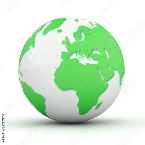 Illustration: 3d Globe 3d Globe