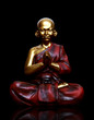 Monk Praying Over Black Monk Praying Over Black