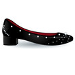 Ballerine avec parure de diamants