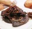 Leber mit Röstzwiebeln