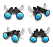 3d field glasses with wings range four set 3d field glasses with wings range four set