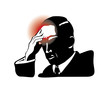 Man with headache