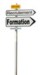 panneau signalisation, formation, recrutement