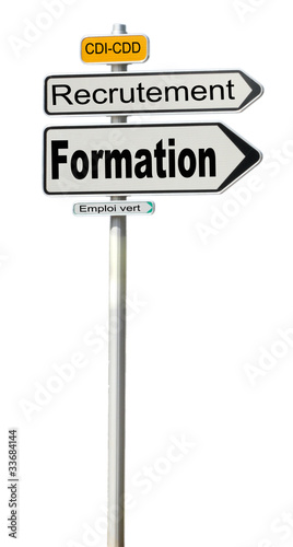 Photo : panneau signalisation, formation, recrutement panneau signalisation, formation, recrutement