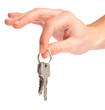 hand holding keys