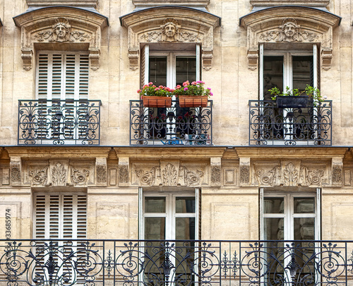Photo: Balconies - Parisian Architecture Balconies - Parisian Architecture
