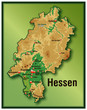 Hesse mit Höhenschichten als Vektoren