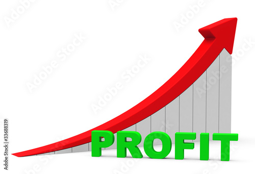 Illustration: Profitsteigerung Profitsteigerung