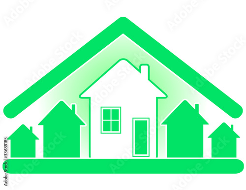 Vector: houses construction houses construction