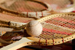 Wooden tennis racket