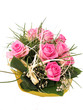 Pink rose flower bouquet