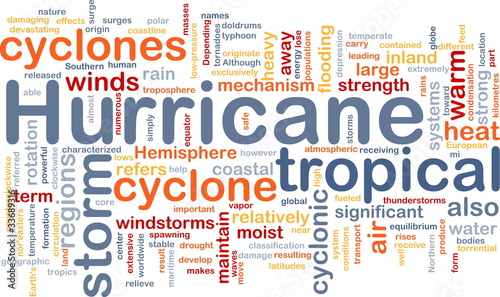 Illustration: Hurrican weather background concept Hurrican weather background concept