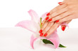 Red nails