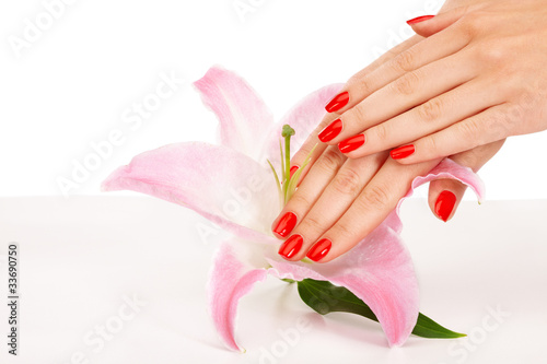 Photo: Red nails Red nails