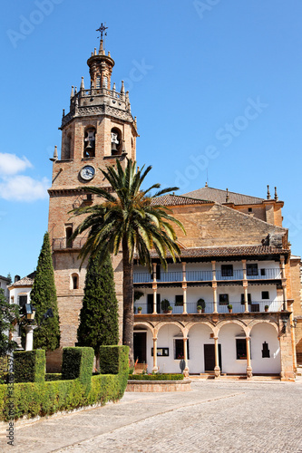 Foto: Kirche Colegiata de Santa María la Mayor in Ronda, Spanien Kirche Colegiata de Santa María la Mayor in Ronda, Spanien