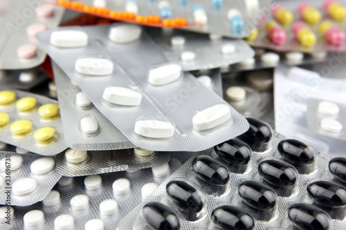 Photo: Packs of pills Packs of pills