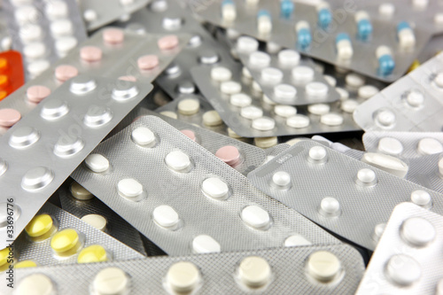 Photo: Packs of pills Packs of pills
