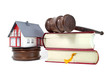 Richterhammer aus Holz mit Haus und Buch Richterhammer aus Holz mit Haus und Buch