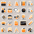 e-learning Orange Stickers