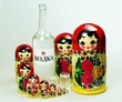 Foto: Wodka und Matroschkas Wodka und Matroschkas