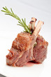 Lamb lion with thyme isolated on a white background