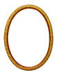 gold-patterned frame for a picture