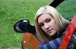 Foto: frau im auto frau im auto