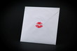 Envelope sealed with a kiss Envelope sealed with a kiss