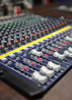 Photo: audio mixing console audio mixing console