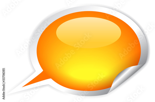 Vector: Glossy vector bubble Glossy vector bubble