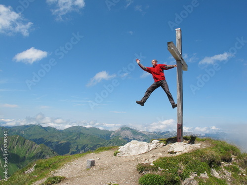 Photo: Jubel am Gipfel Jubel am Gipfel