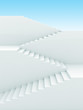 Upstairs growth. Success 3d concept background Upstairs growth. Success 3d concept background