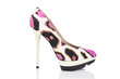 Colorful high heel woman shoe