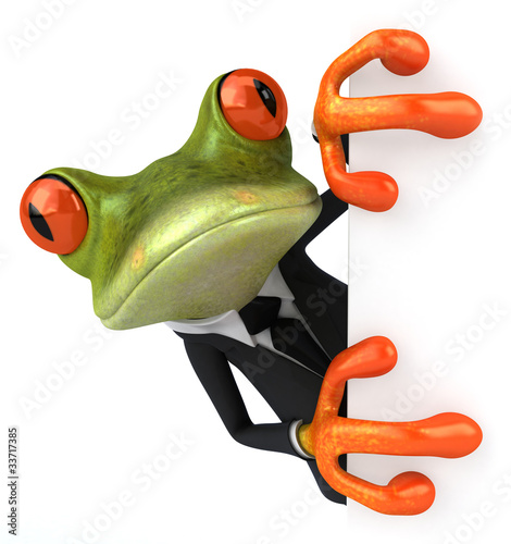 Illustration: Business frog Business frog