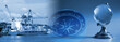 Global transportation concept banner Global transportation concept banner