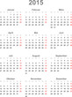 Kalender 2015