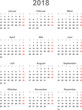 Kalender 2018