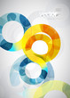 Abstract illustration with circles.