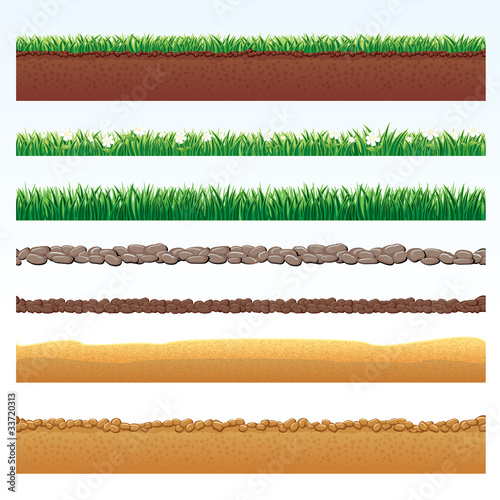 Vector: Seamless Grounds Cutaway Seamless Grounds Cutaway