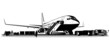 Vector commercial airliner