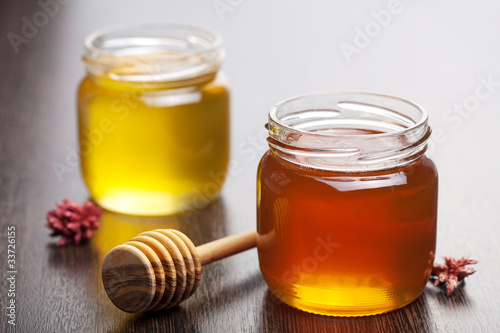 Photo: honey in jar honey in jar